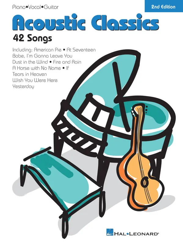 Promotion Saisonnière Hal Leonard Acoustic Classics (2nd Edition) 42 Songs - Piano/Vocal/Guitar - Book