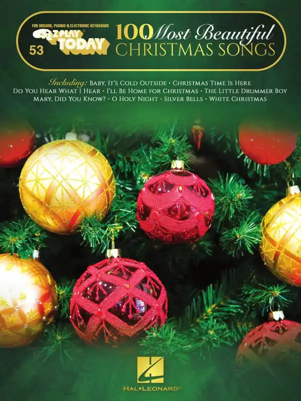 Hal Leonard 100 Most Beautiful Christmas Songs E-Z Play Today 53 - Piano - Book Meilleure Vente