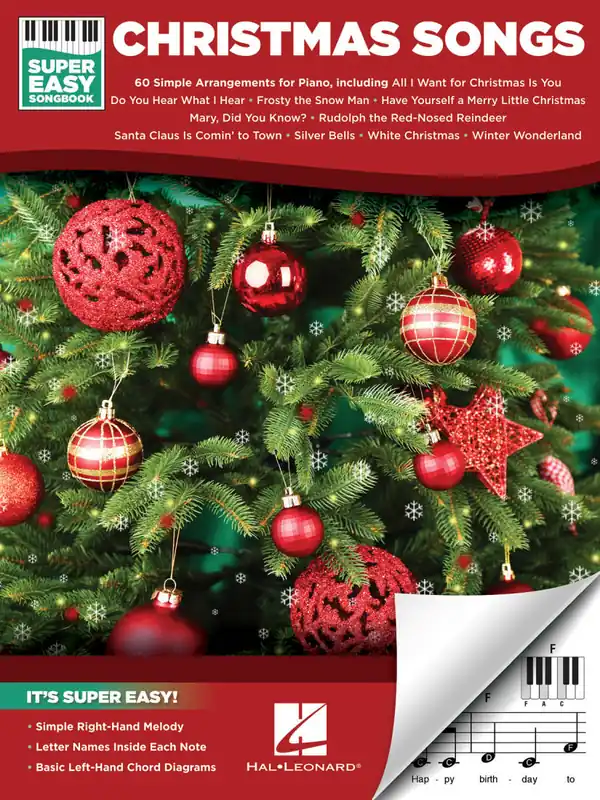 Prix Bas Hal Leonard Christmas Songs Super Easy Songbook - Easy Piano - Book