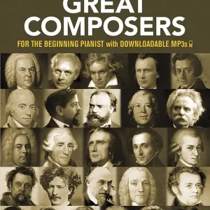 Pas Cher Dover Publications A First Book of Great Composers for the Beginning Pianist - Bergerac - Piano - Book/Audio Online