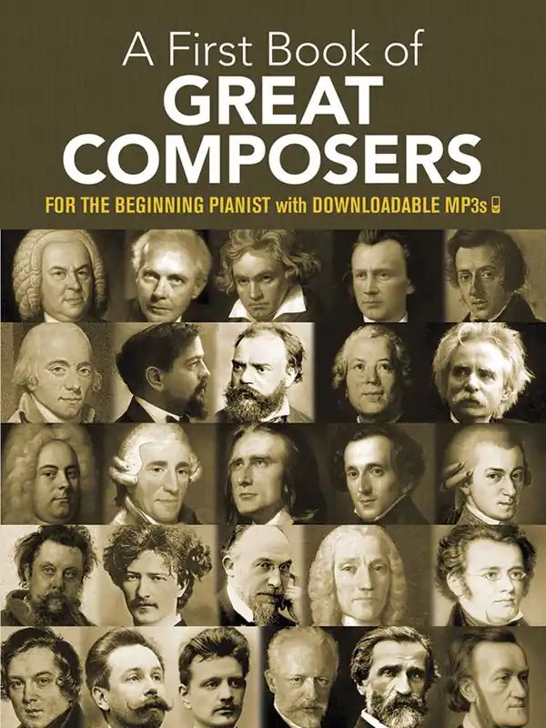 Pas Cher Dover Publications A First Book of Great Composers for the Beginning Pianist - Bergerac - Piano - Book/Audio Online