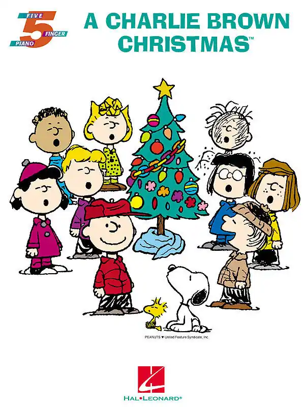 Hal Leonard A Charlie Brown Christmas Five Finger Piano Songbook Nouvelle Collection