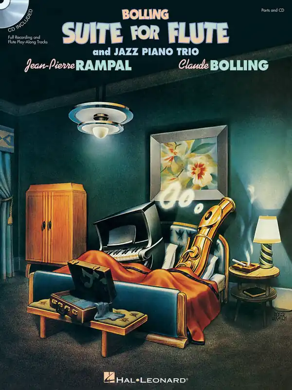 Hal Leonard Suite for Flute and Jazz Piano Trio - Bolling - Score/Parts/CD Prix Réduit