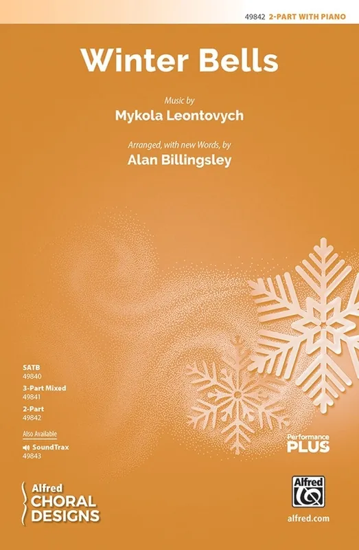Alfred Publishing Winter Bells - Leontovych/Billingsley - 2pt Jusqu'à Épuisement Des Stocks
