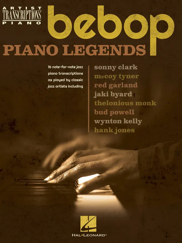 Hal Leonard Bebop Piano Legends Artist Transcriptions for Piano - Book Authentique