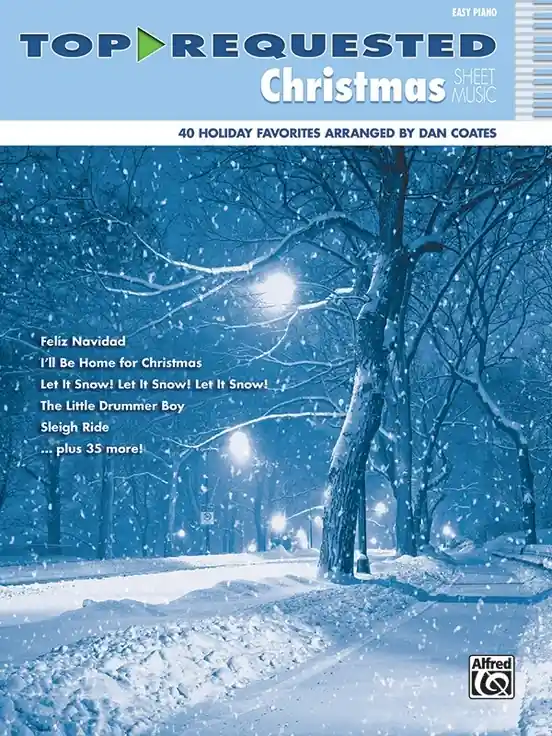 Acheter En Ligne Alfred Publishing Top-Requested Christmas Sheet Music - Coates - Easy Piano - Book