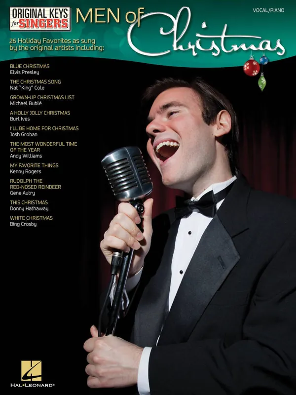 Hal Leonard Men Of Christmas Original Keys For Singers - Vocal/Piano - Book Bon Plan