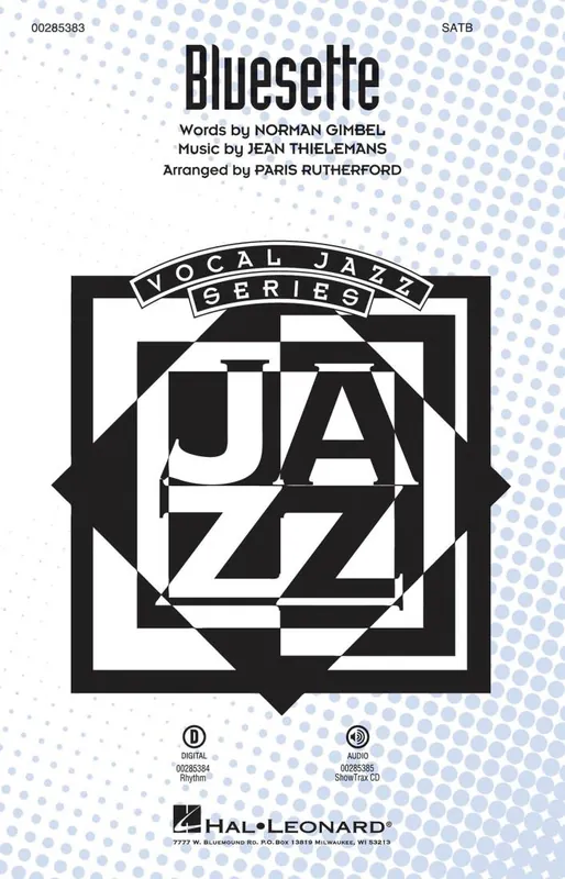 Hal Leonard Bluesette - Thielemans /Gimbel /Rutherford - SATB Prix Choc