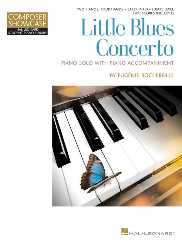 Hal Leonard Little Blues Concerto - Rocherolle - Piano Duet (2 Pianos, 4 Hands) Populaire